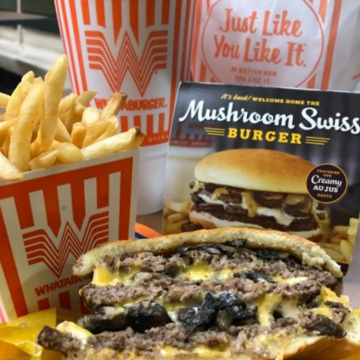Mushroom Swiss Burger