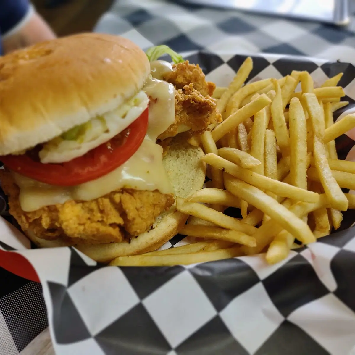 Chicken Sandwich with Fries