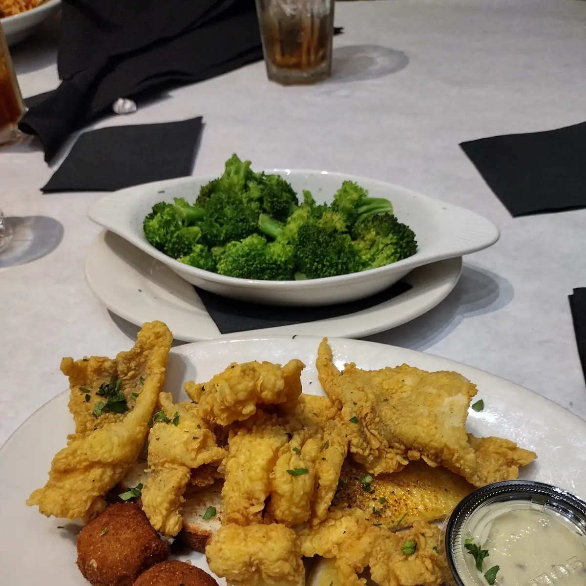 Thin Fried Catfish Dinner