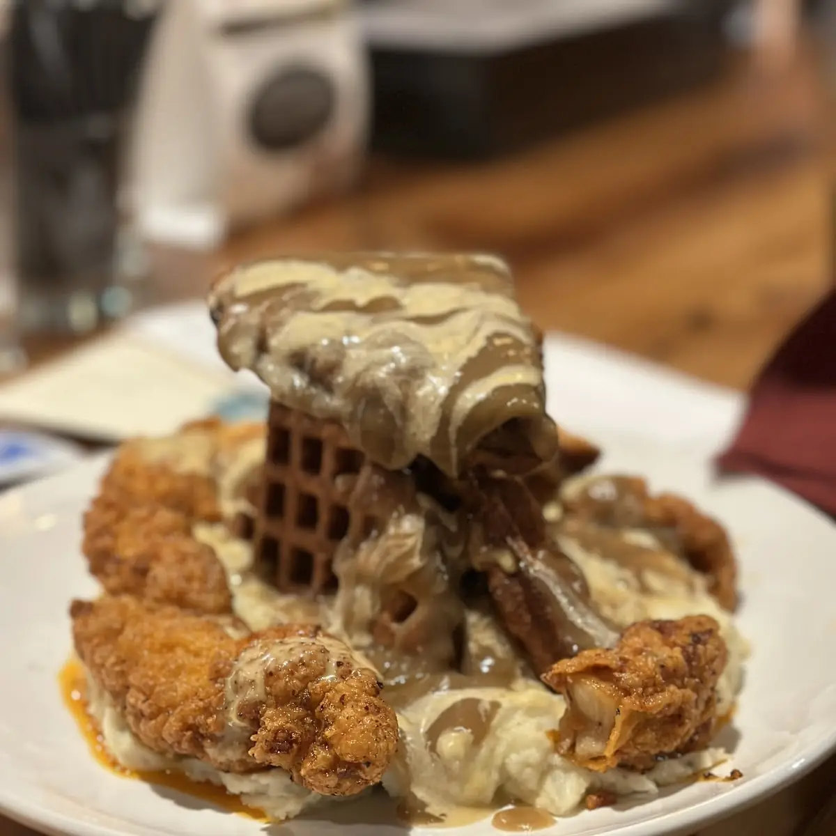 Chicken N' Waffle Sundae