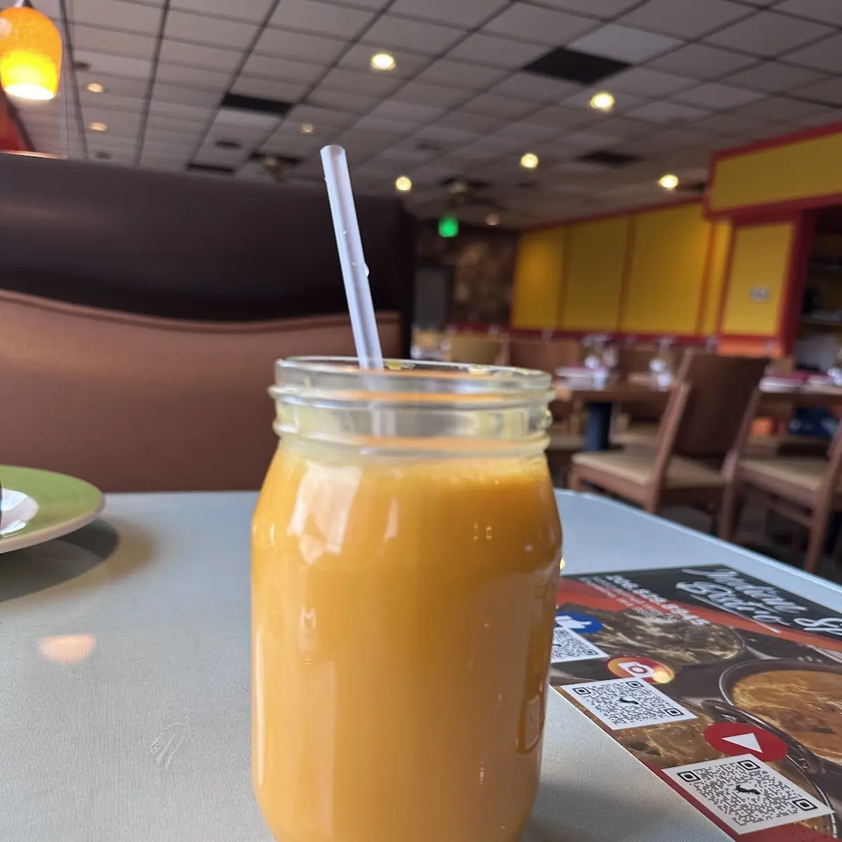 Rose Milk Mango Lassi