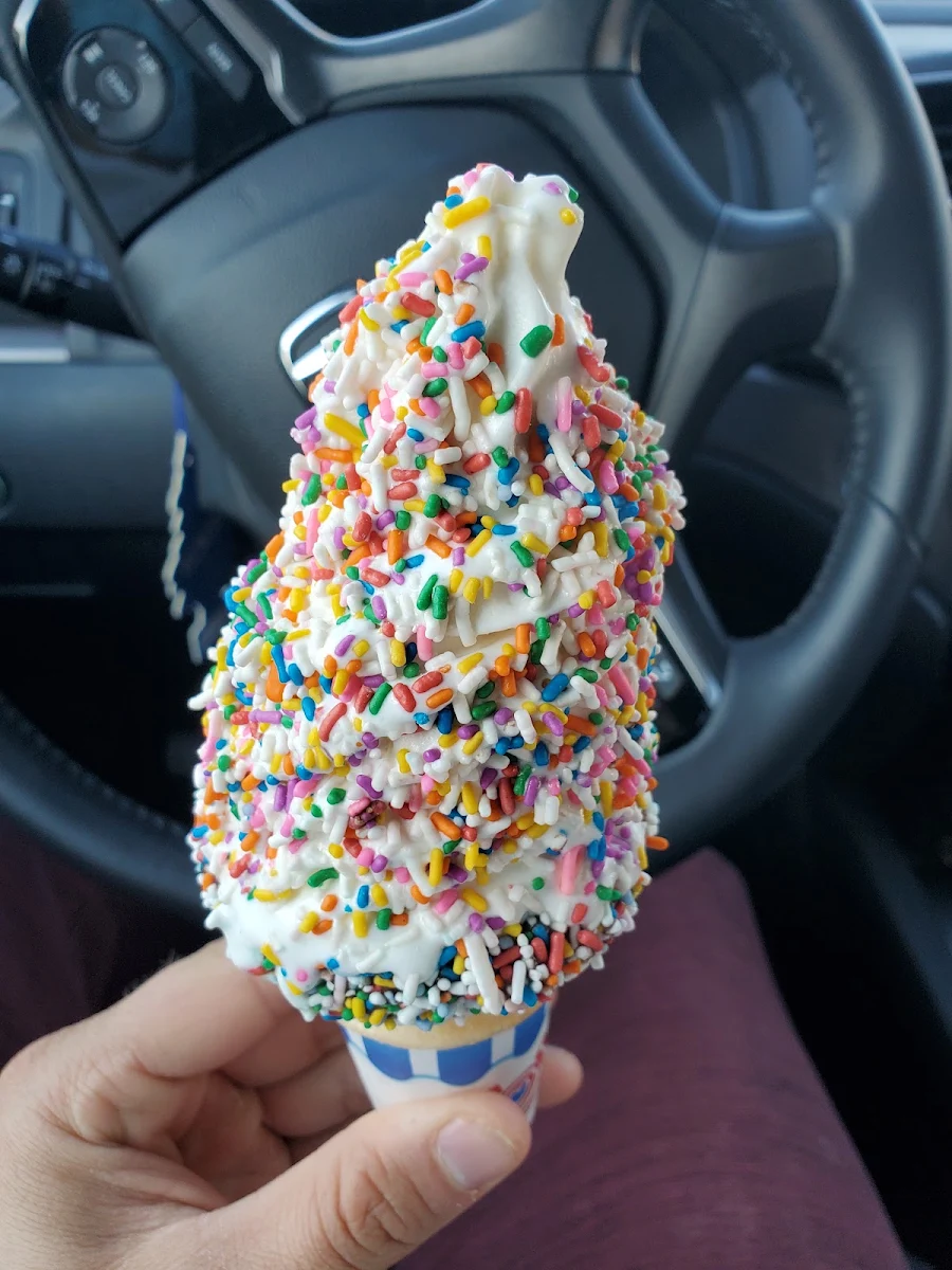 Vanilla Ice Cream with Sprinkles