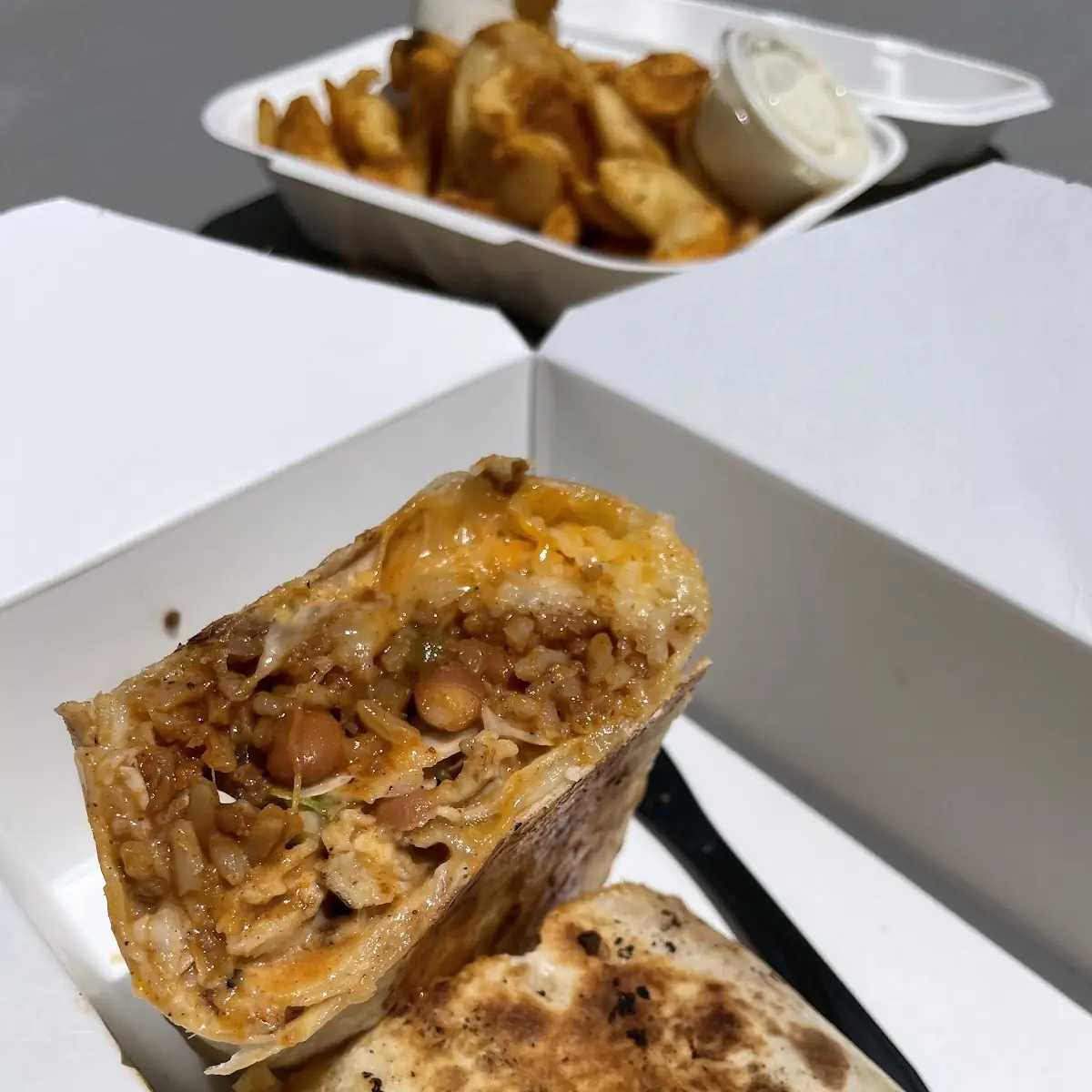 Baja Chicken Burrito