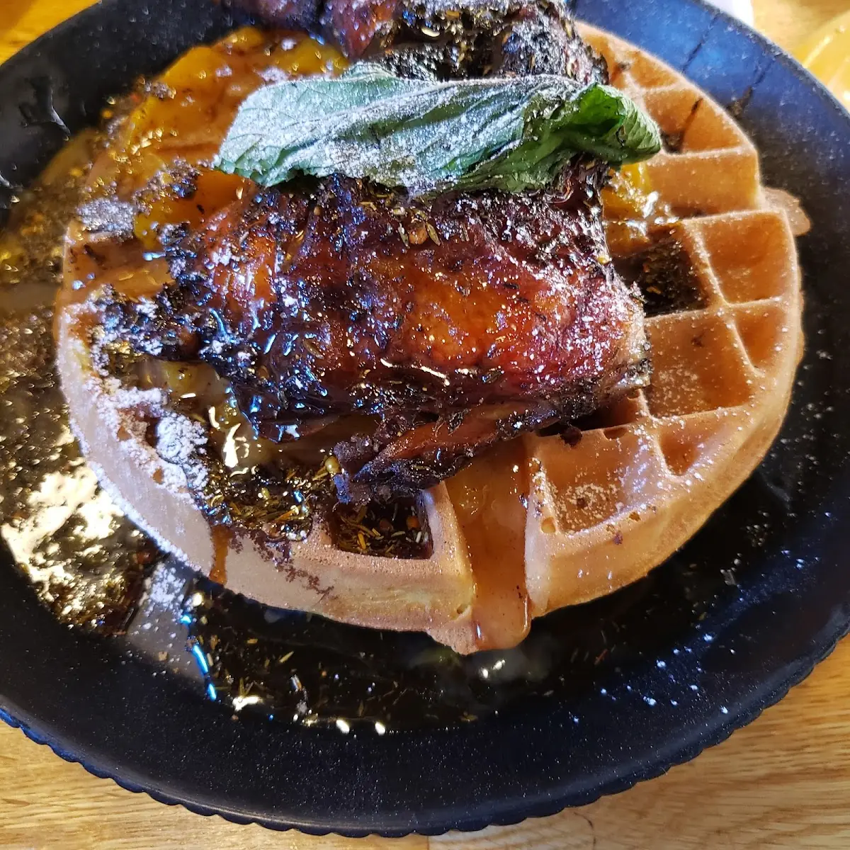 Jerk Chicken & Waffles
