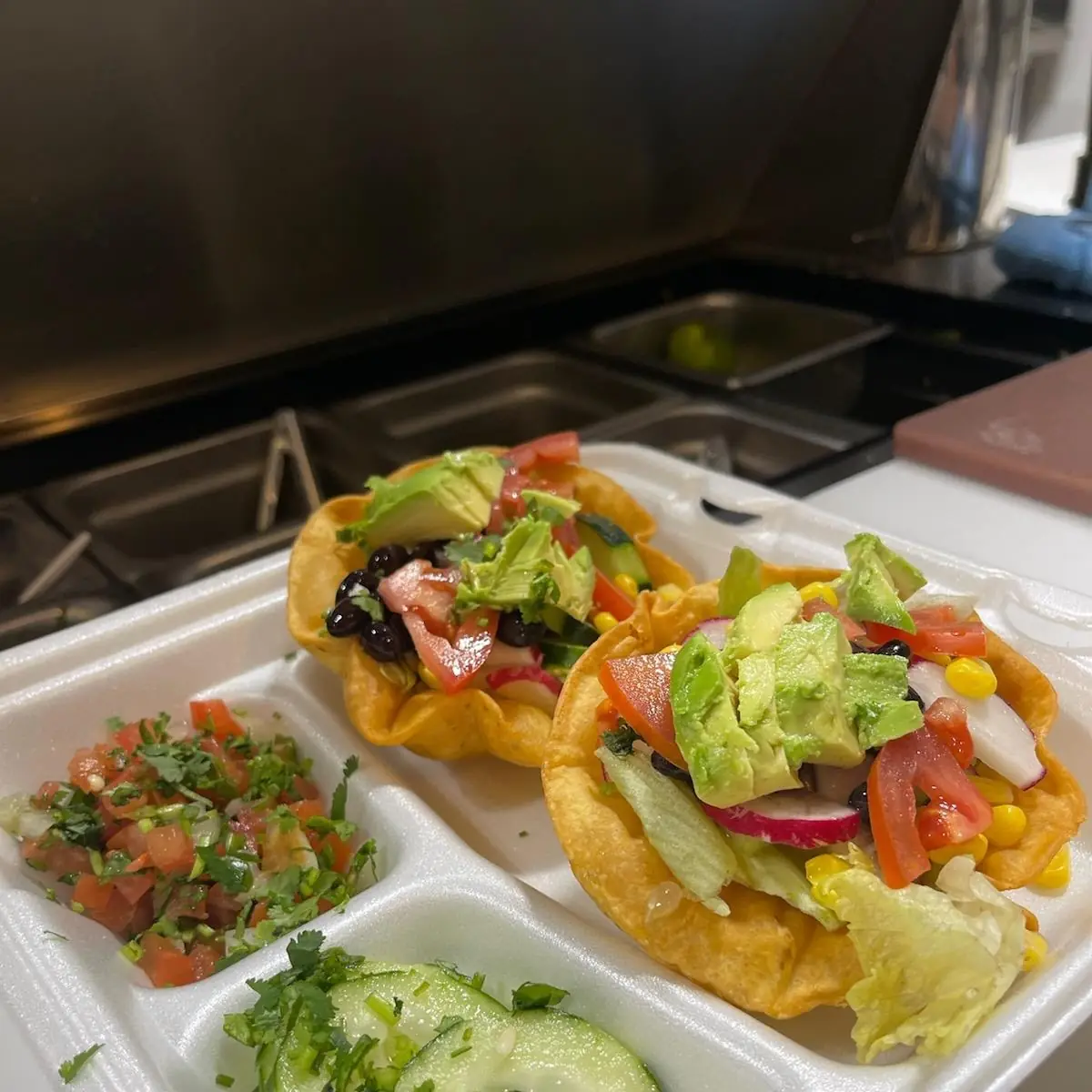Shrimp Tostada