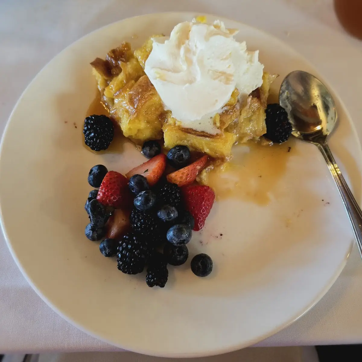 Warm Bread Pudding