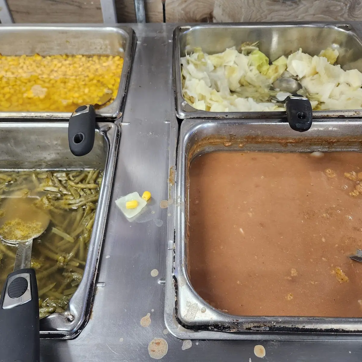 Green Beans Pintos Corn Cabbage