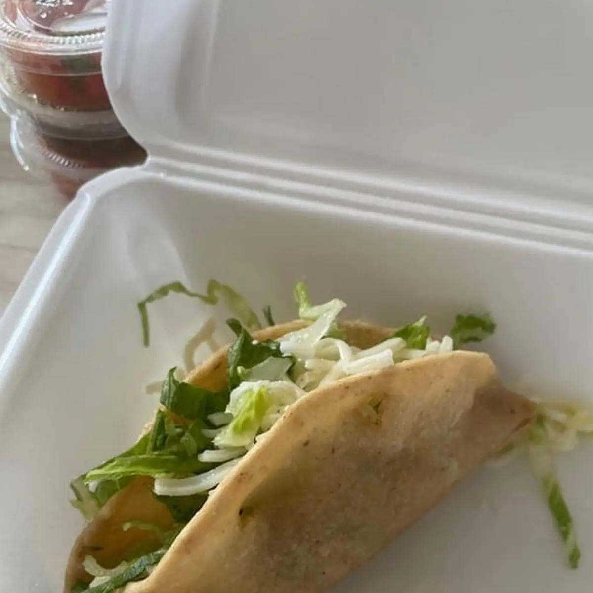 Hard Shredded Beef Taco