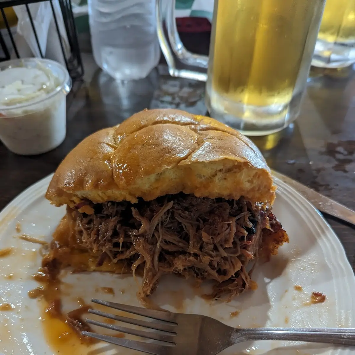 Smoked Pulled Pork Sandwich