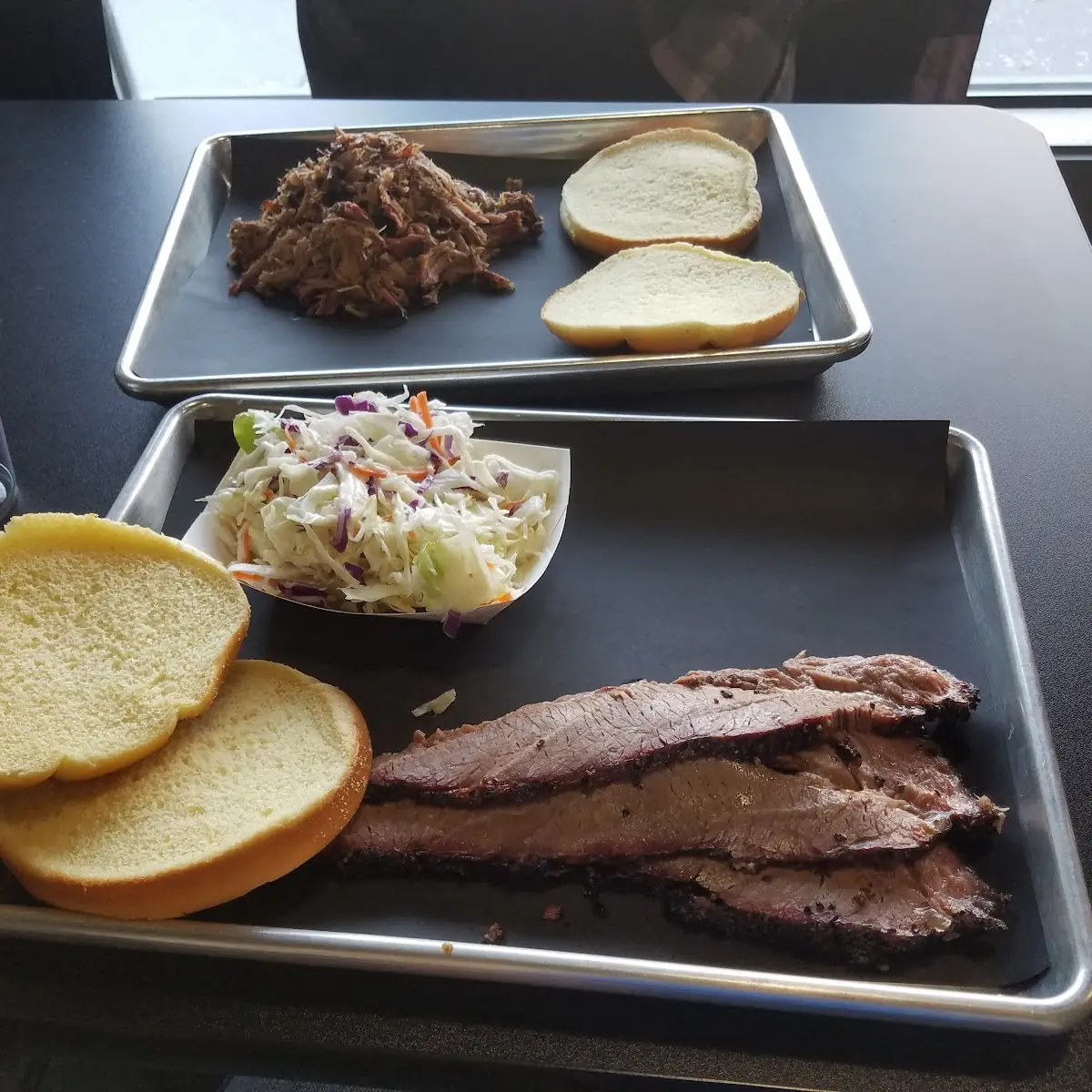 Beef Brisket and Rolls