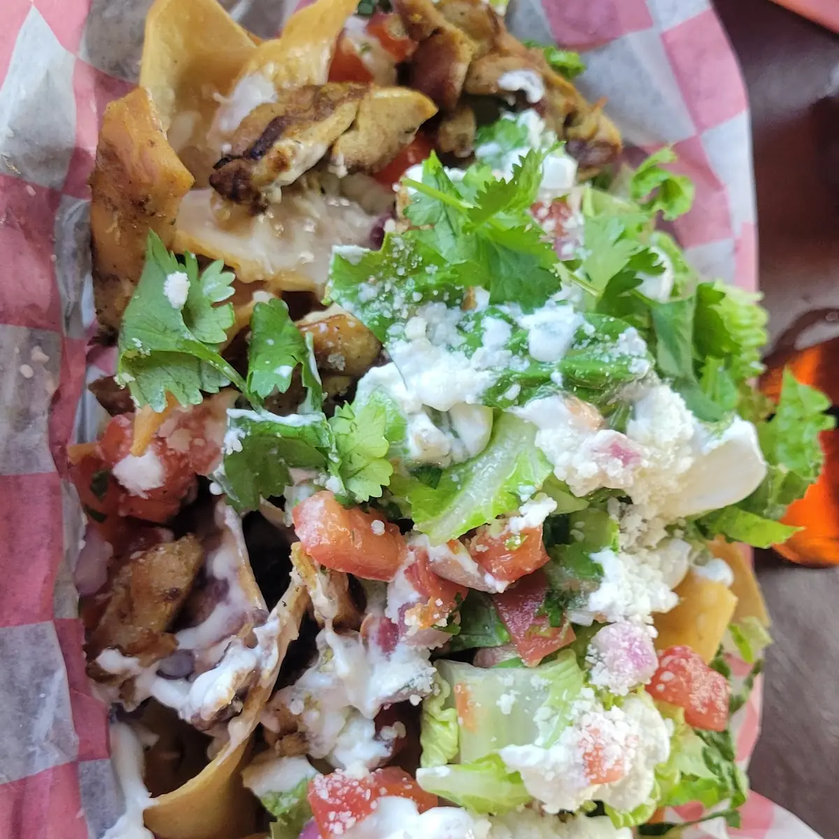 Spicy Chicken Nachos