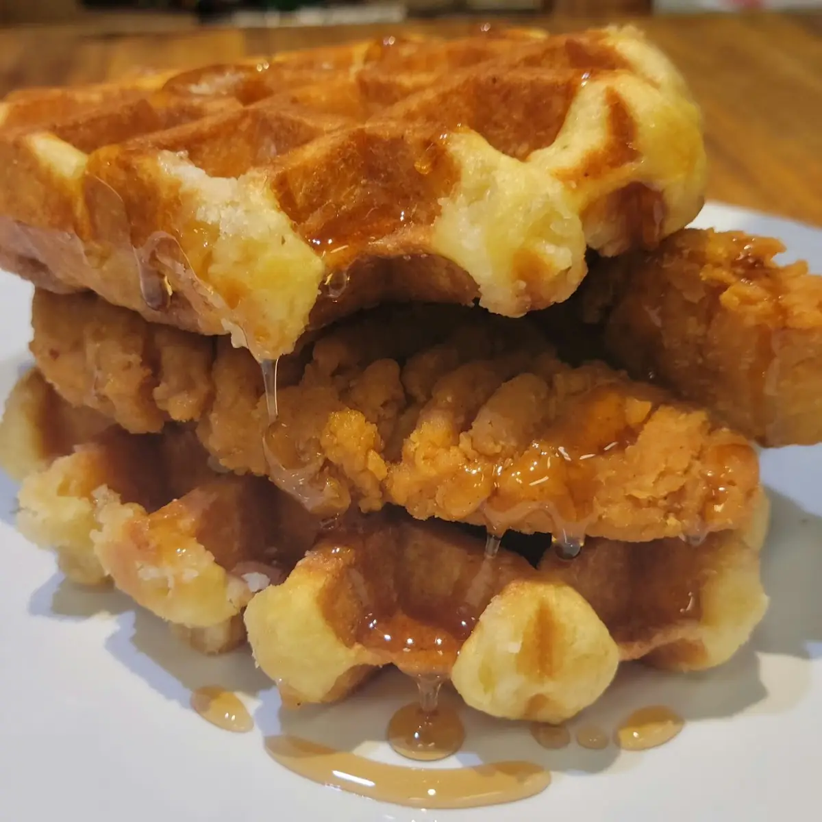 Chicken Strips & Belgian Waffles