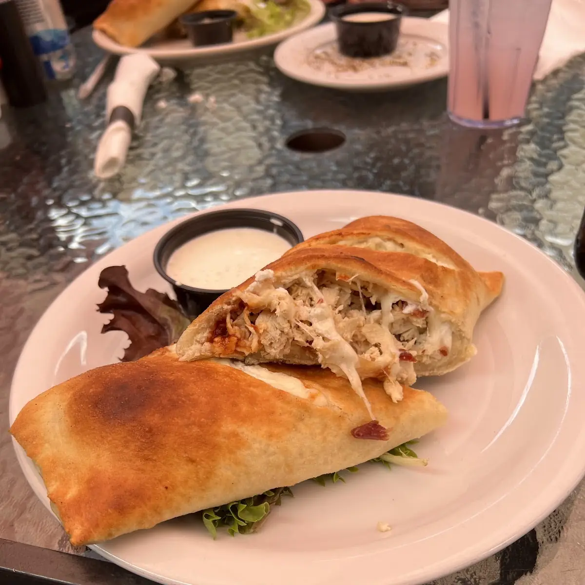 BBQ Chicken Stromboli
