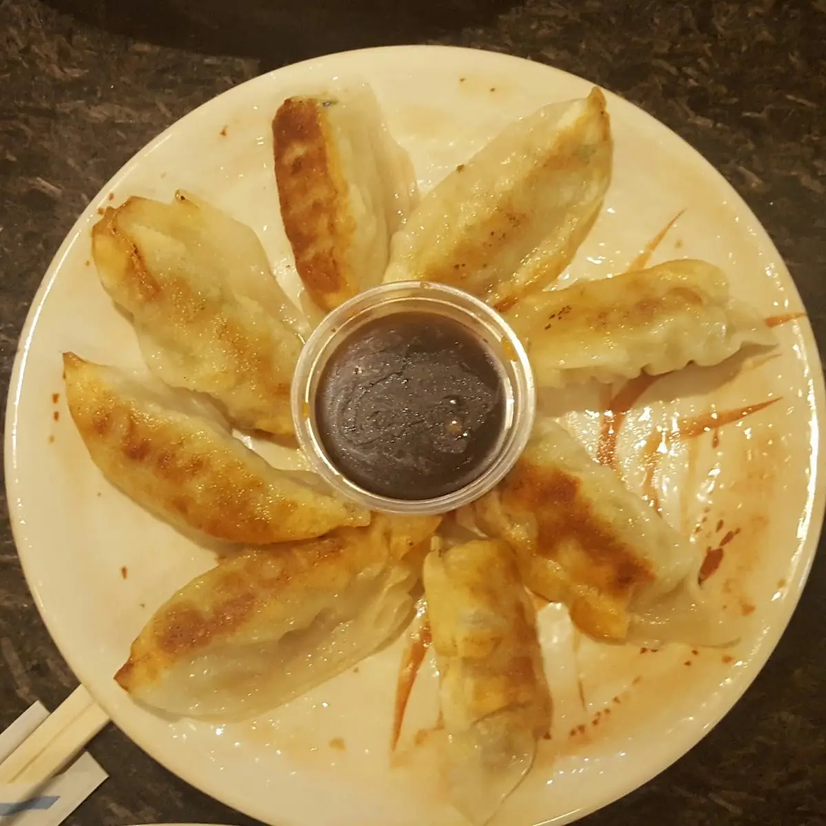 Peking Dumplings Pan Fried