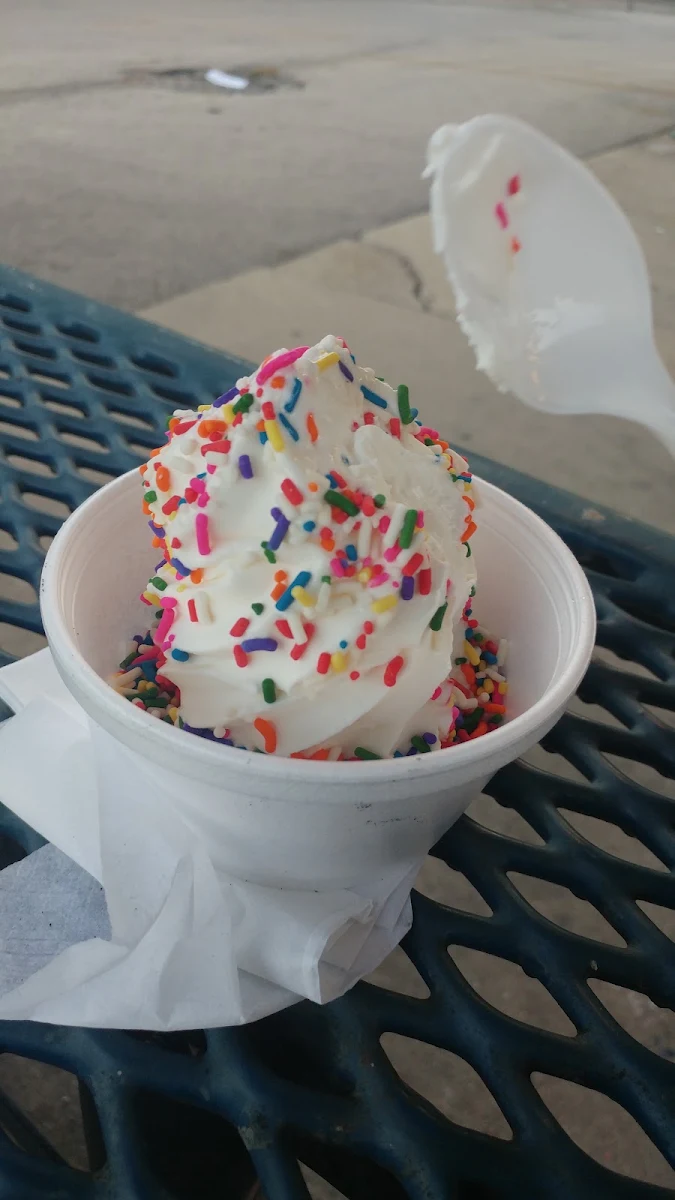 Vanilla Ice Cream with Sprinkles