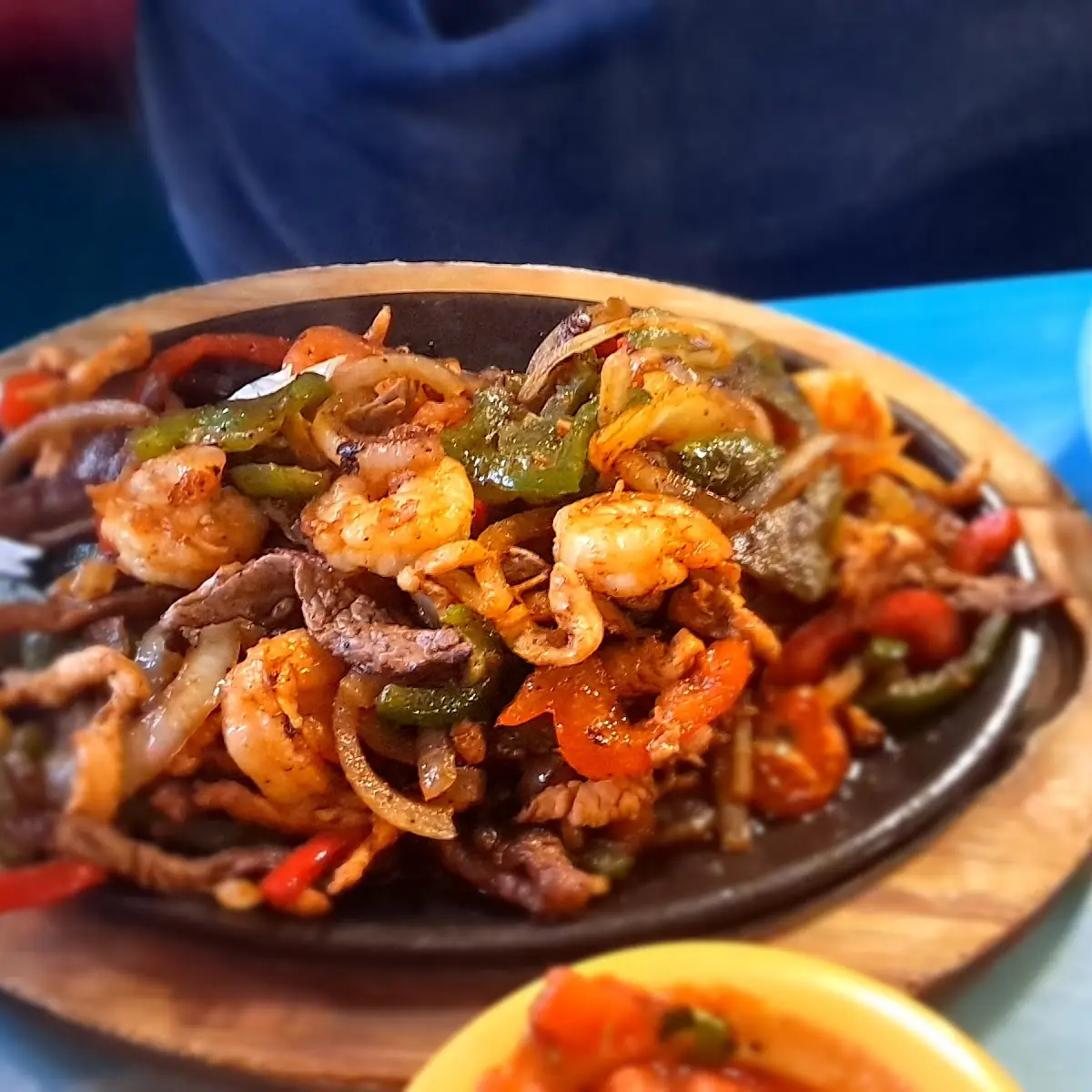 Steak Chicken Shrimp Frajitas