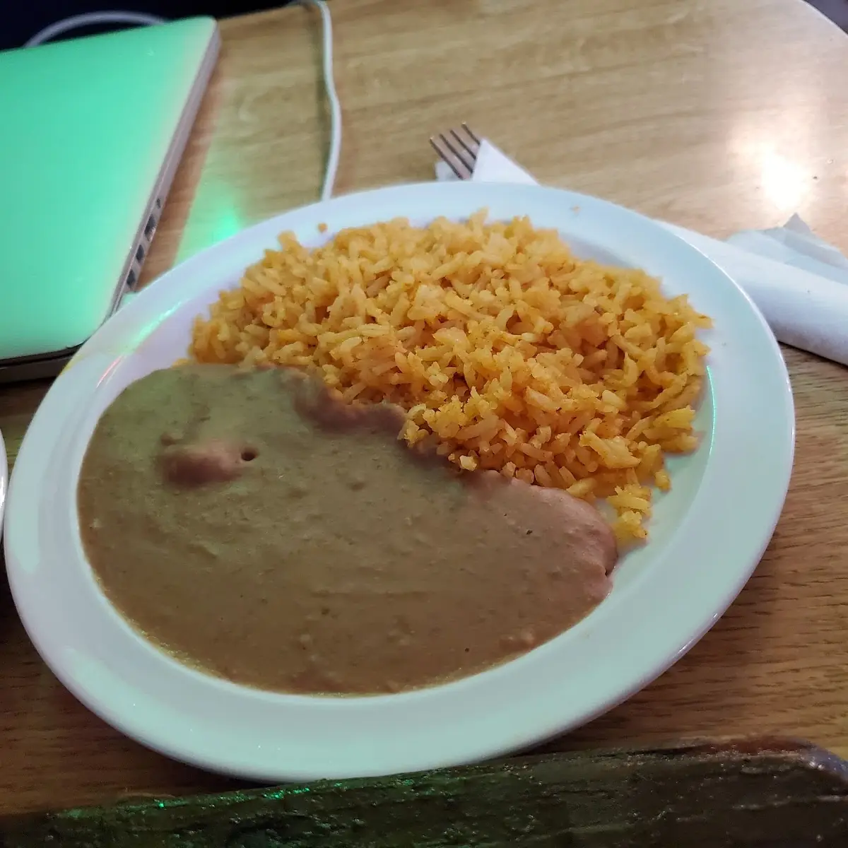 Refried Beans and Rice