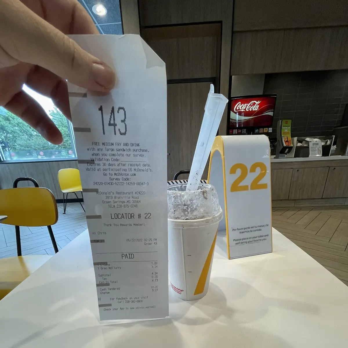 Oreo Mcflurry
