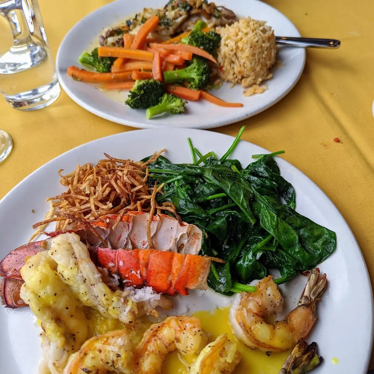 Lobster Tail and Jumbo Wild Shrimp