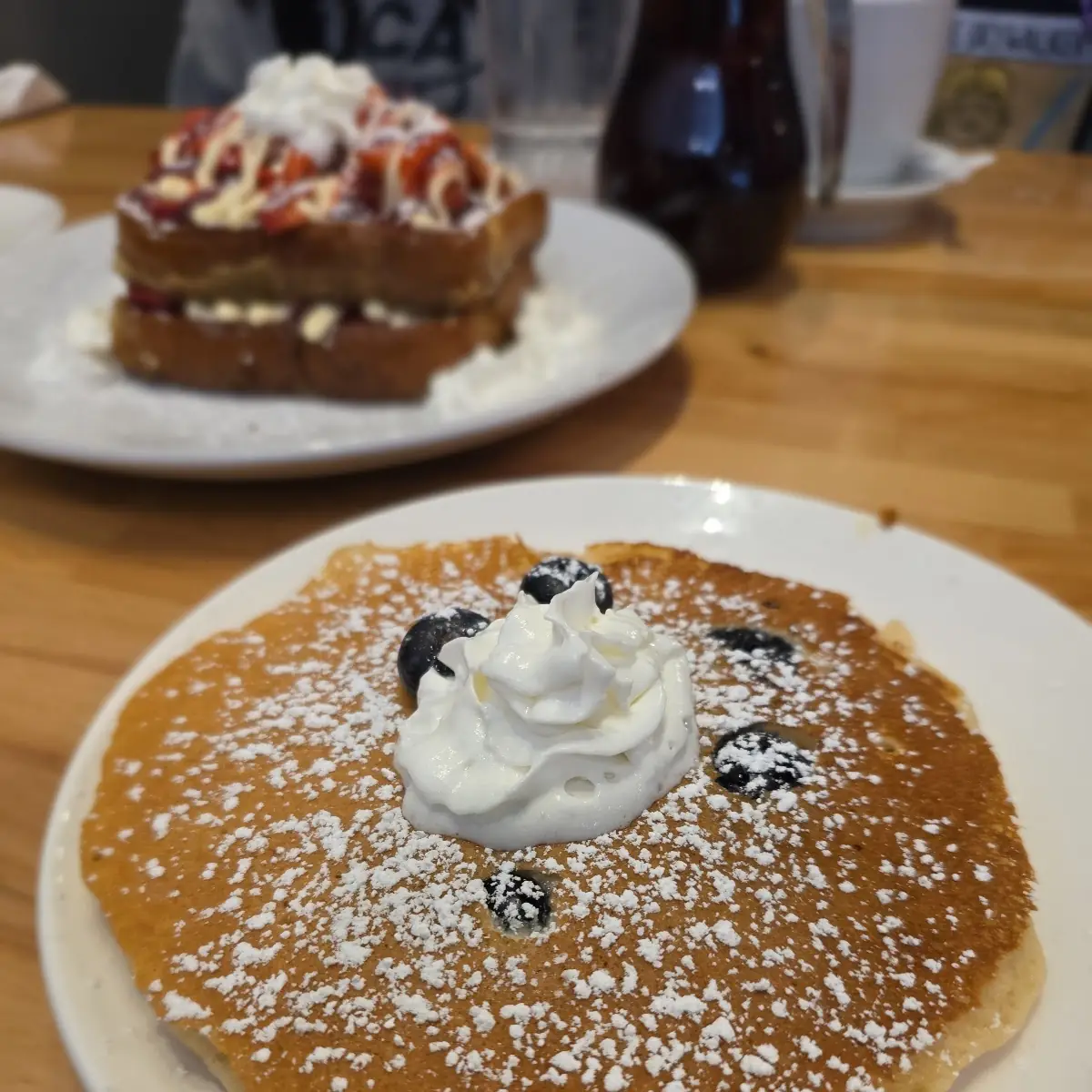 3 Banana Granola Crunch Pancakes