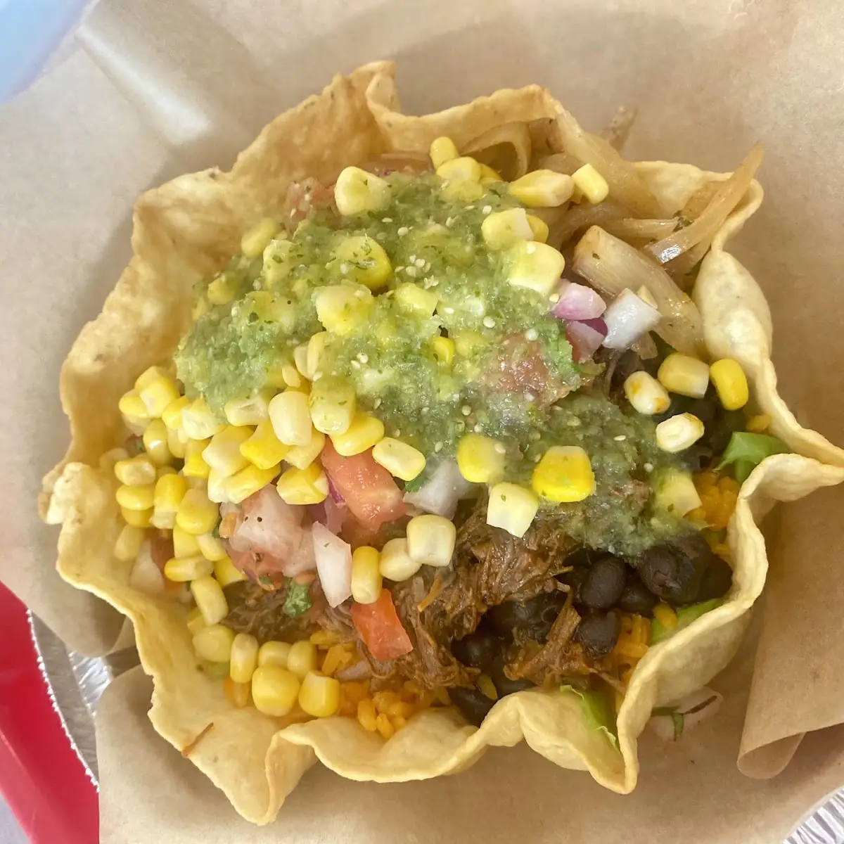 Crispy Taco Salad Bowl