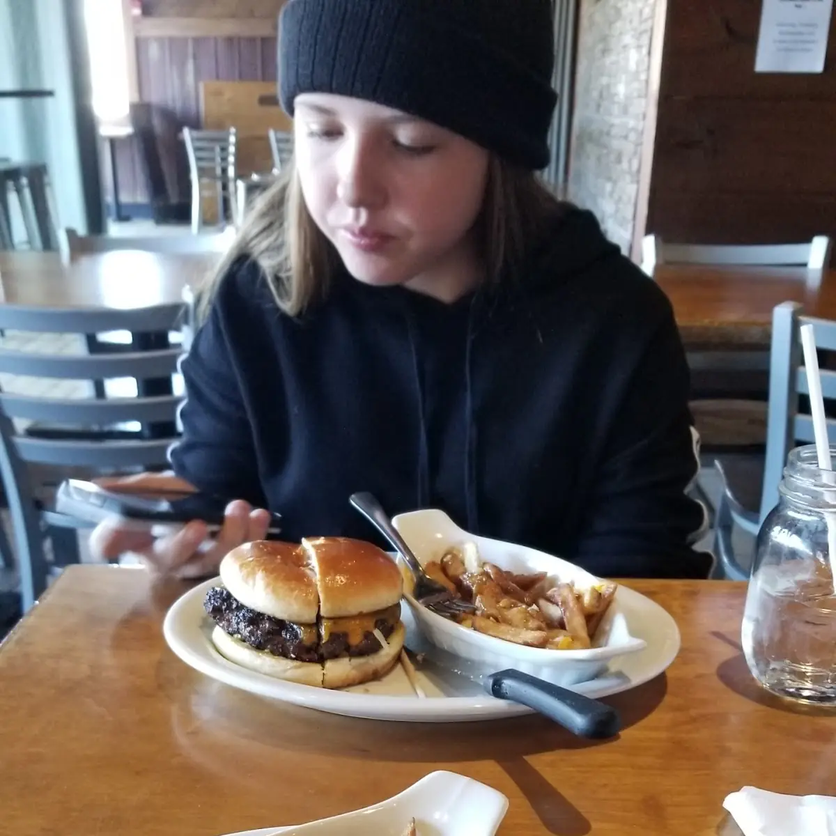 Peanutbutter Burger and Poutine, Shooters Roadhouse