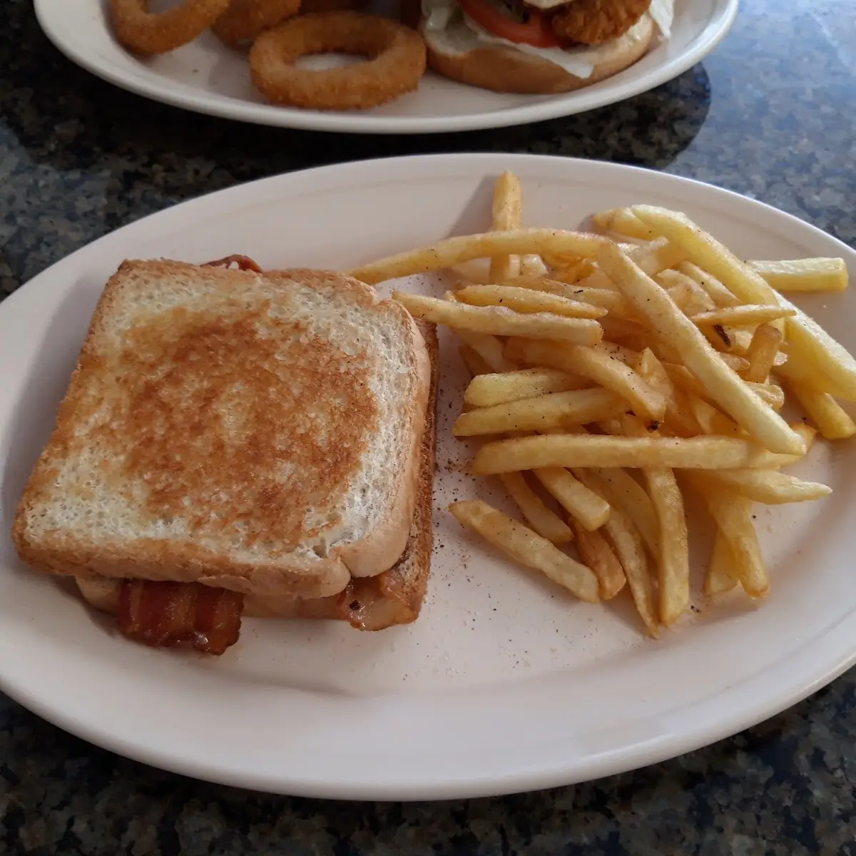 Grilled Cheese Sandwich with Bacon