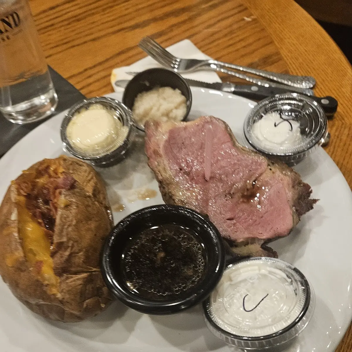 Prime Rib with Steak Fries