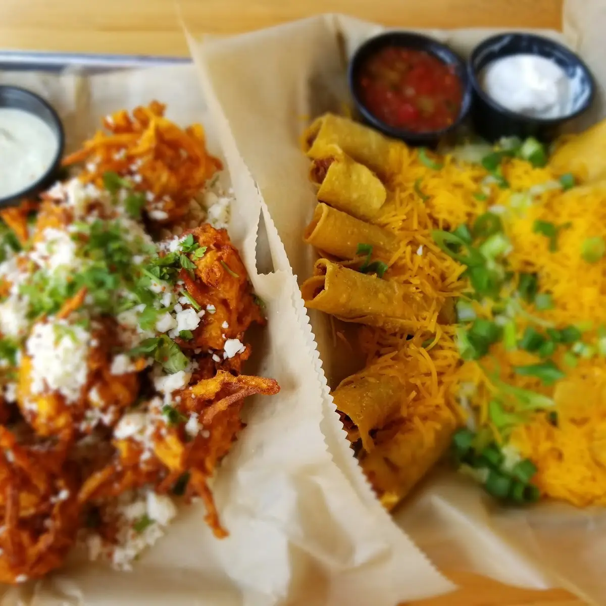 Street Corn Stuffed Tots and Taquitos