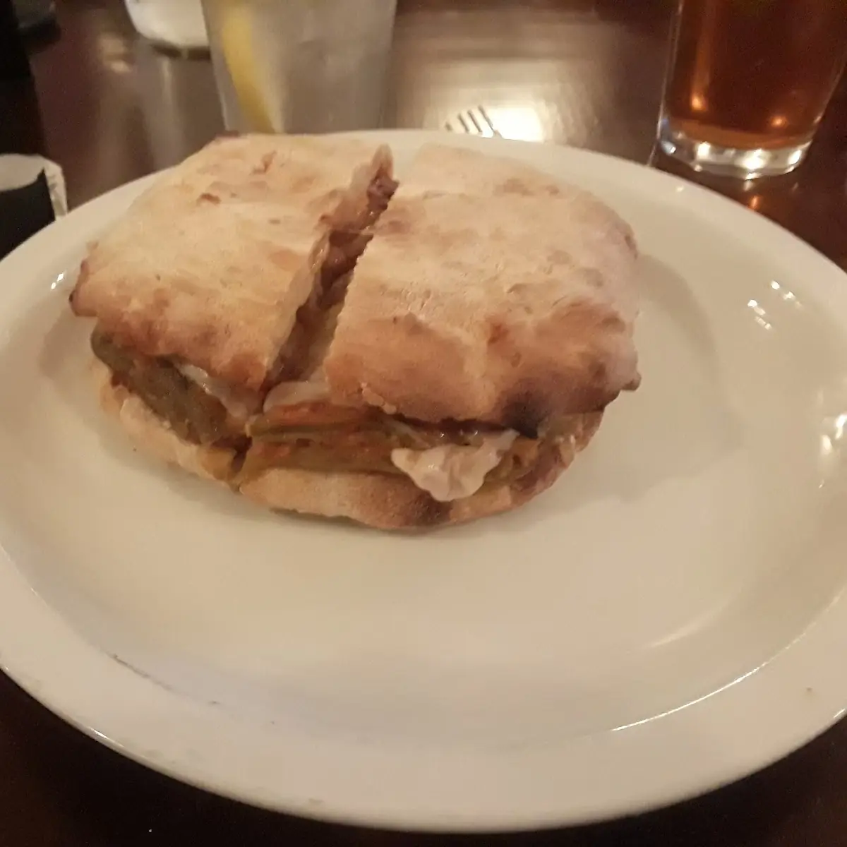 Eggplant Parmesan Panini