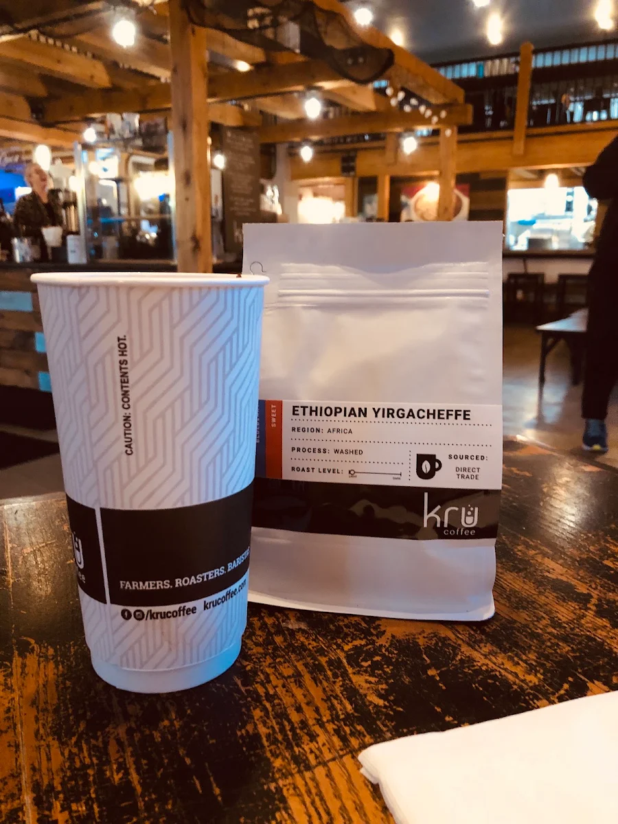 Latte and Ethiopian Yirgacheffe