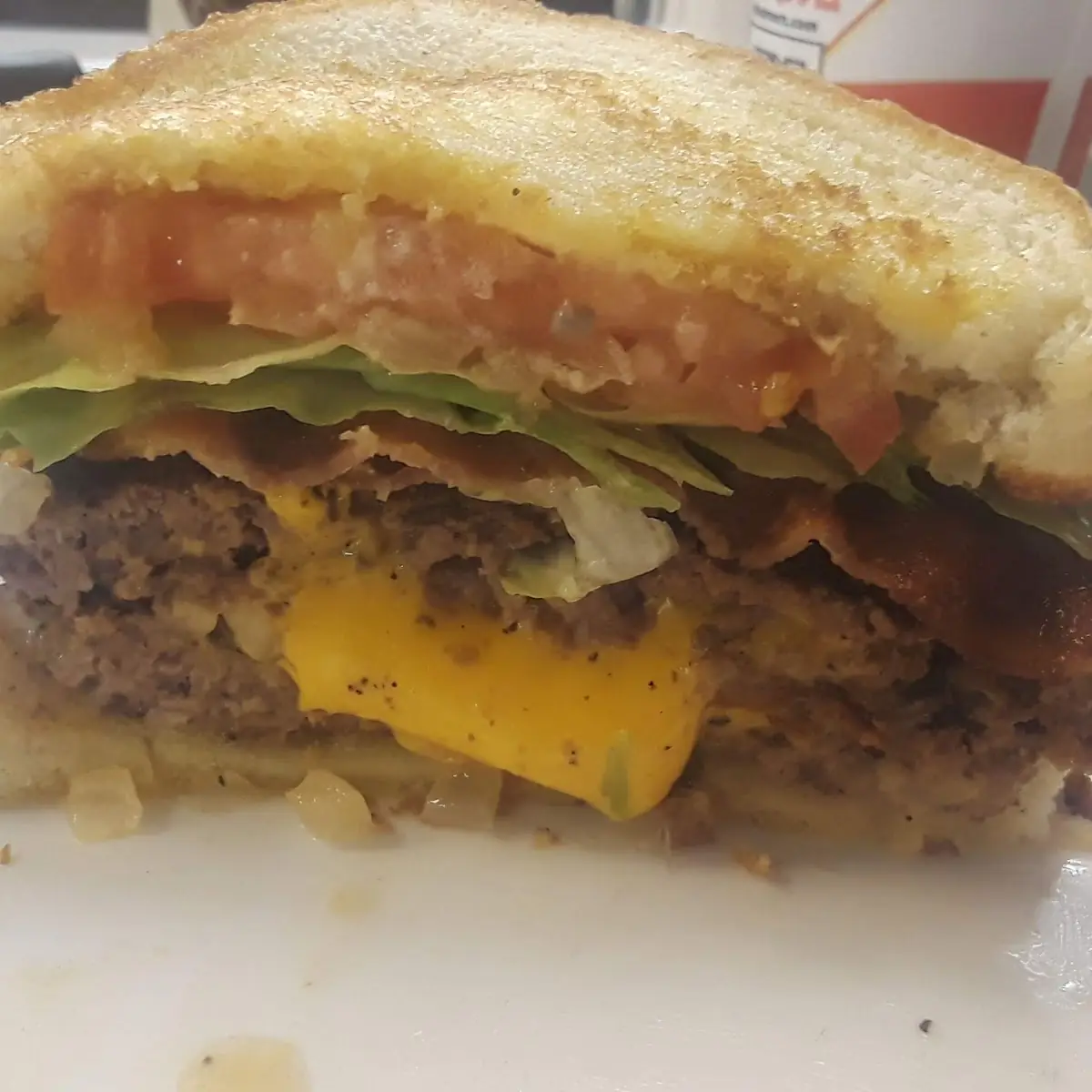 Texas Bacon Patty Melt