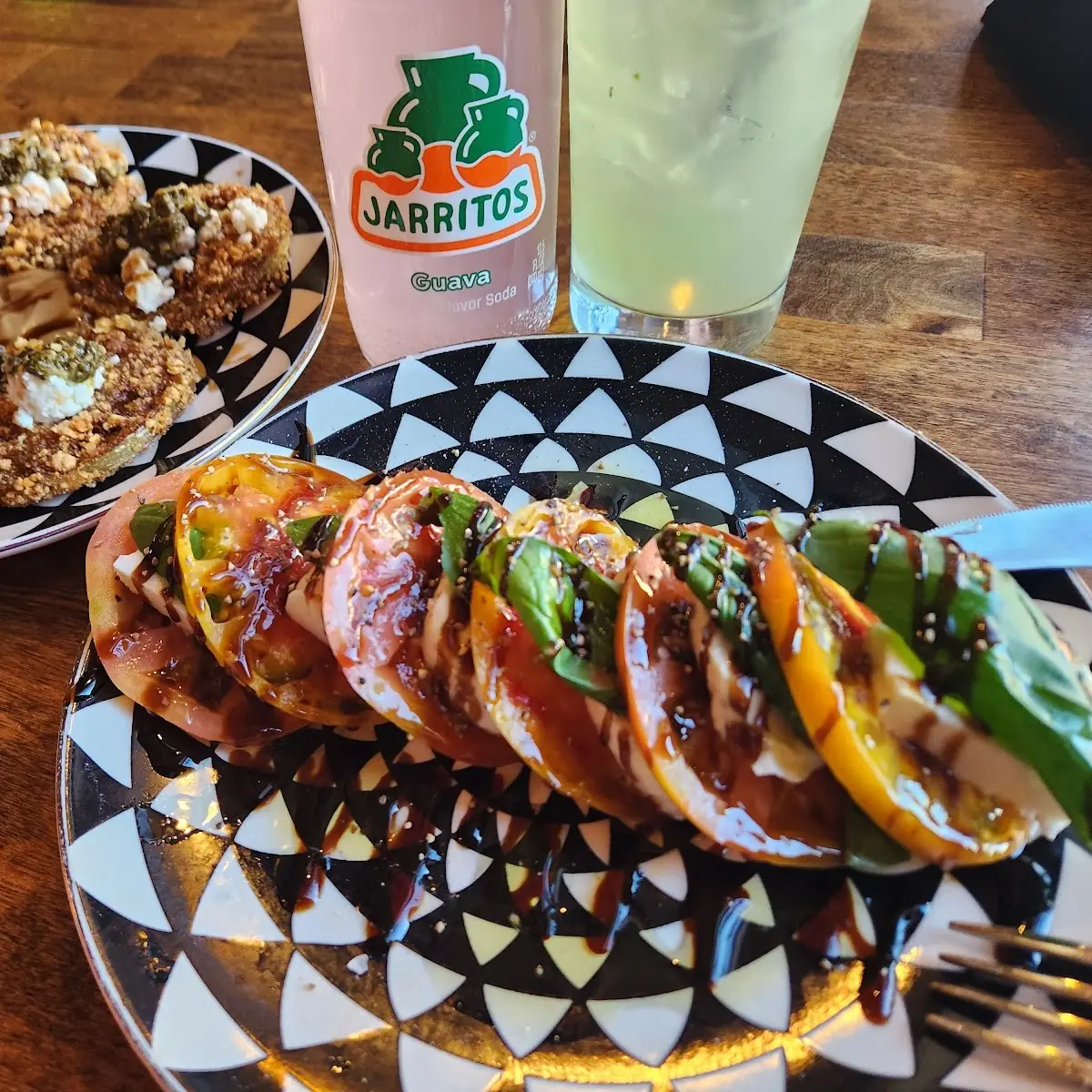 Caprese Sack and Loaded Fried Green Tomatoes