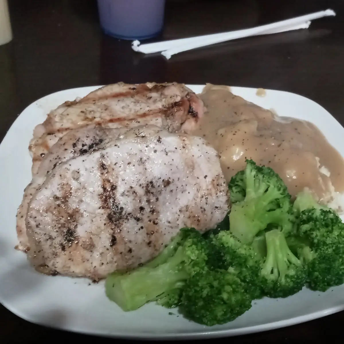 Pork Loin & Mashed Potatoes and Gravy