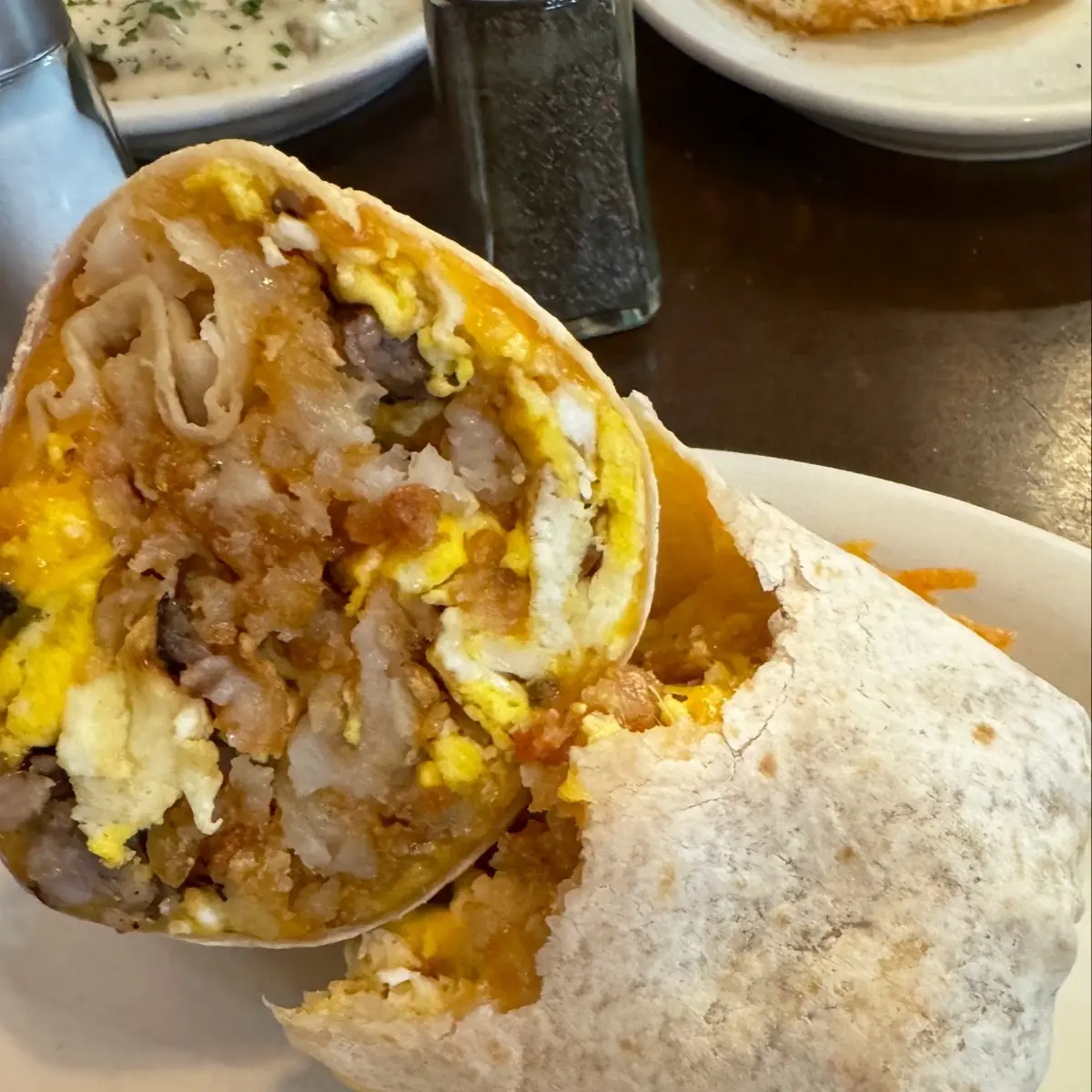 Sausage Breakfast Burrito