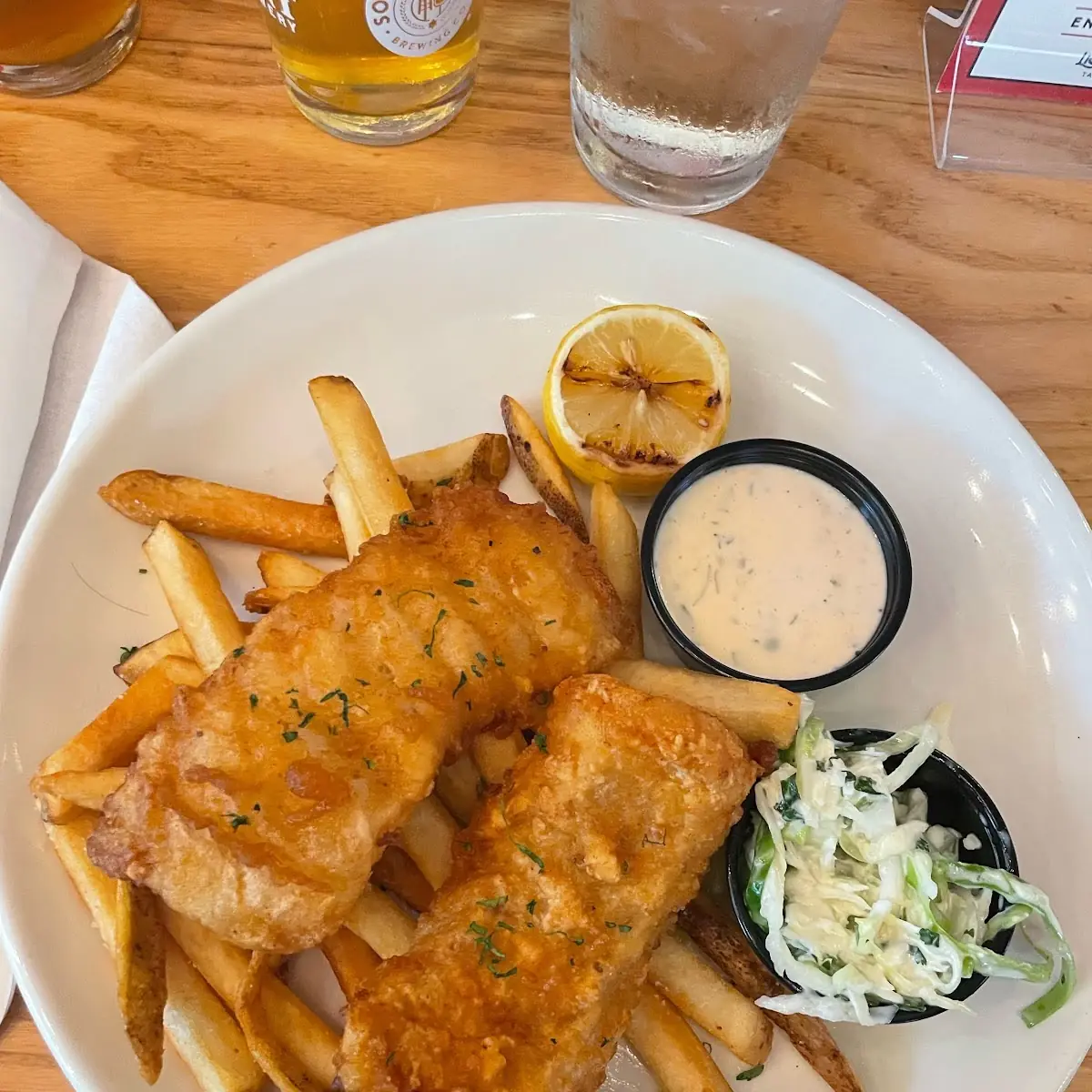 Atlantic Cod Fish and Chips