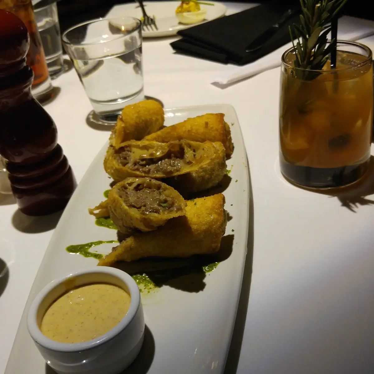 Steak Egg Rolls