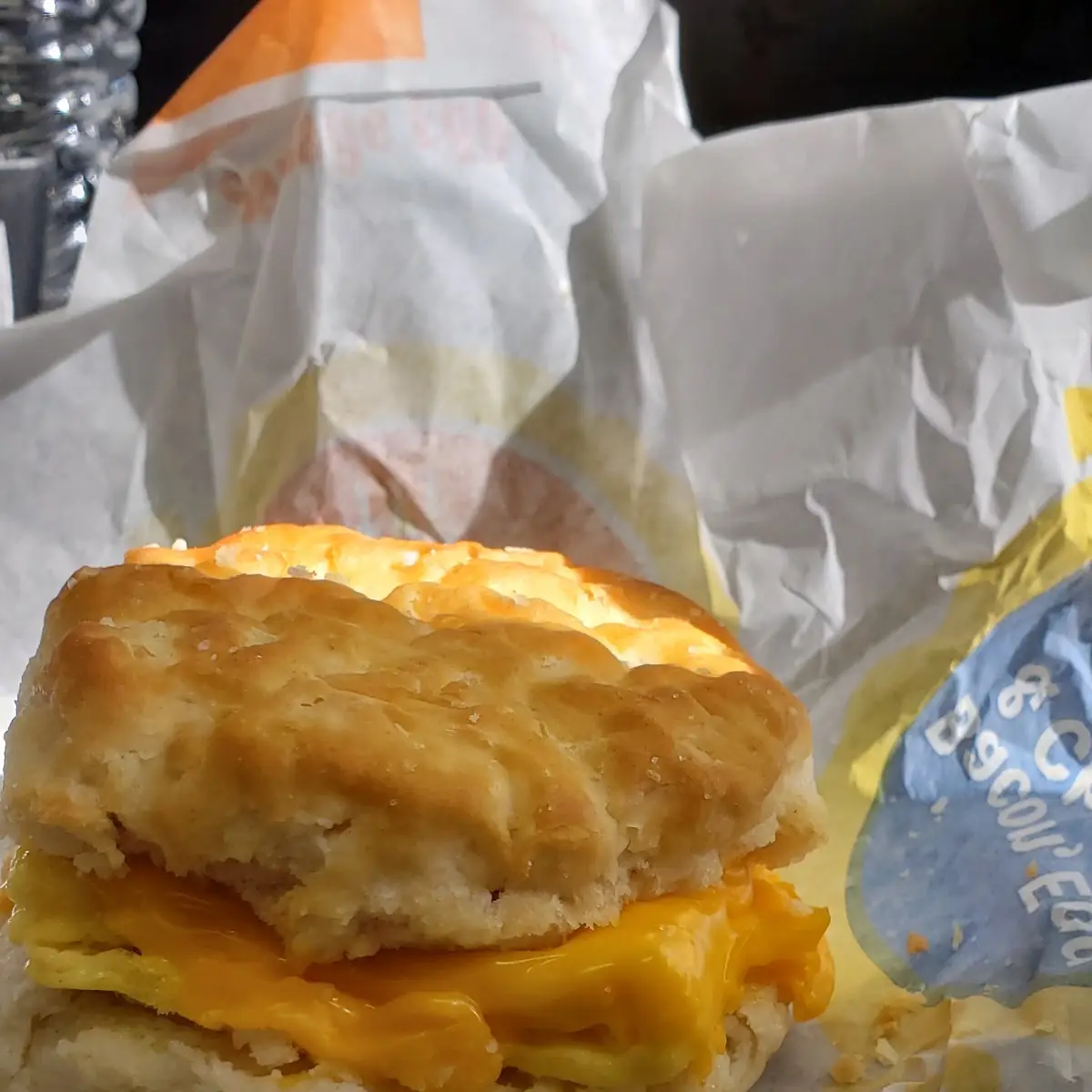 Sausage Egg Biscuit with Cheese