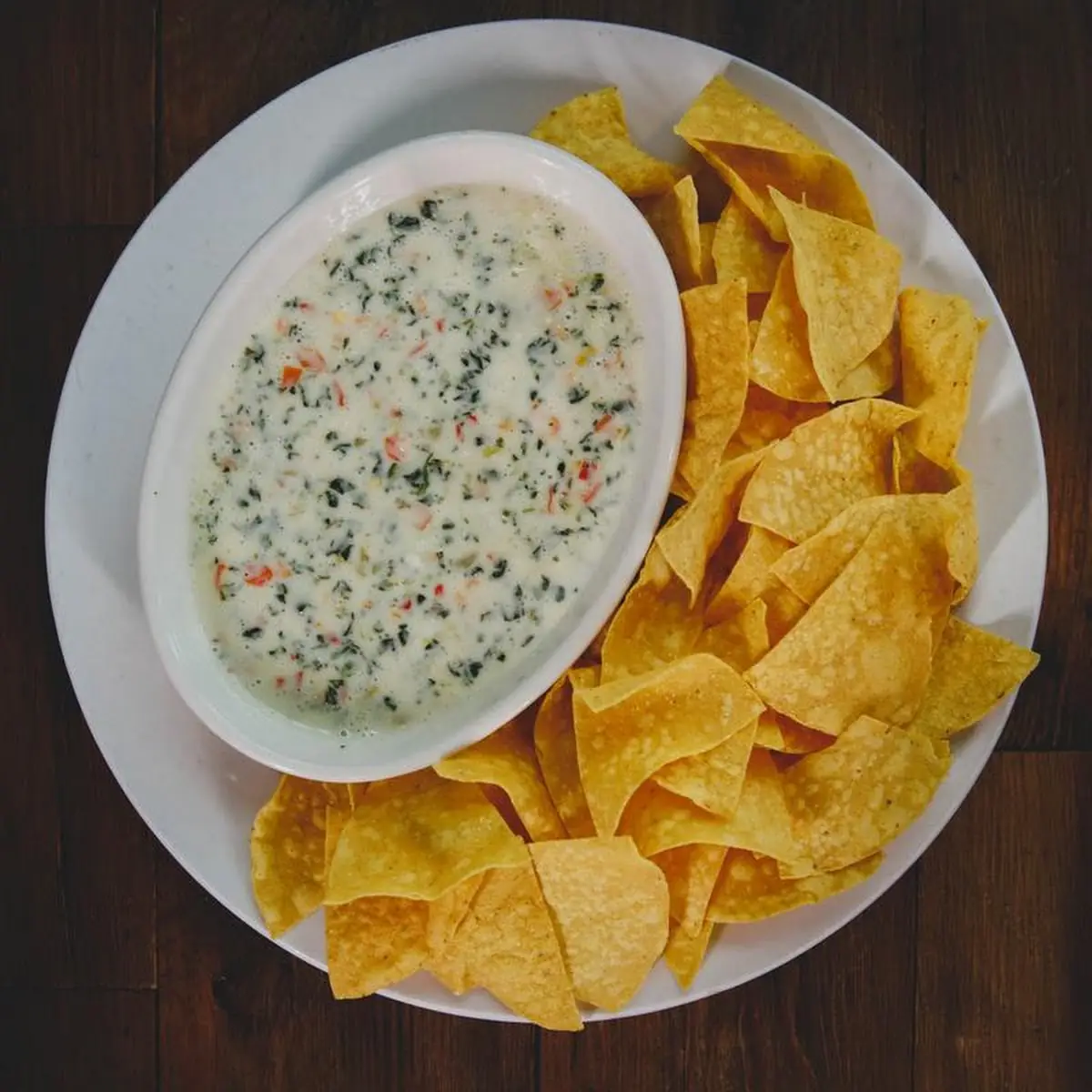 Hot Cheese Dip with Spinach