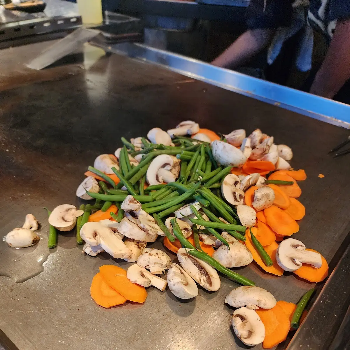 Teppanyaki Steak and Grilled Vegetables