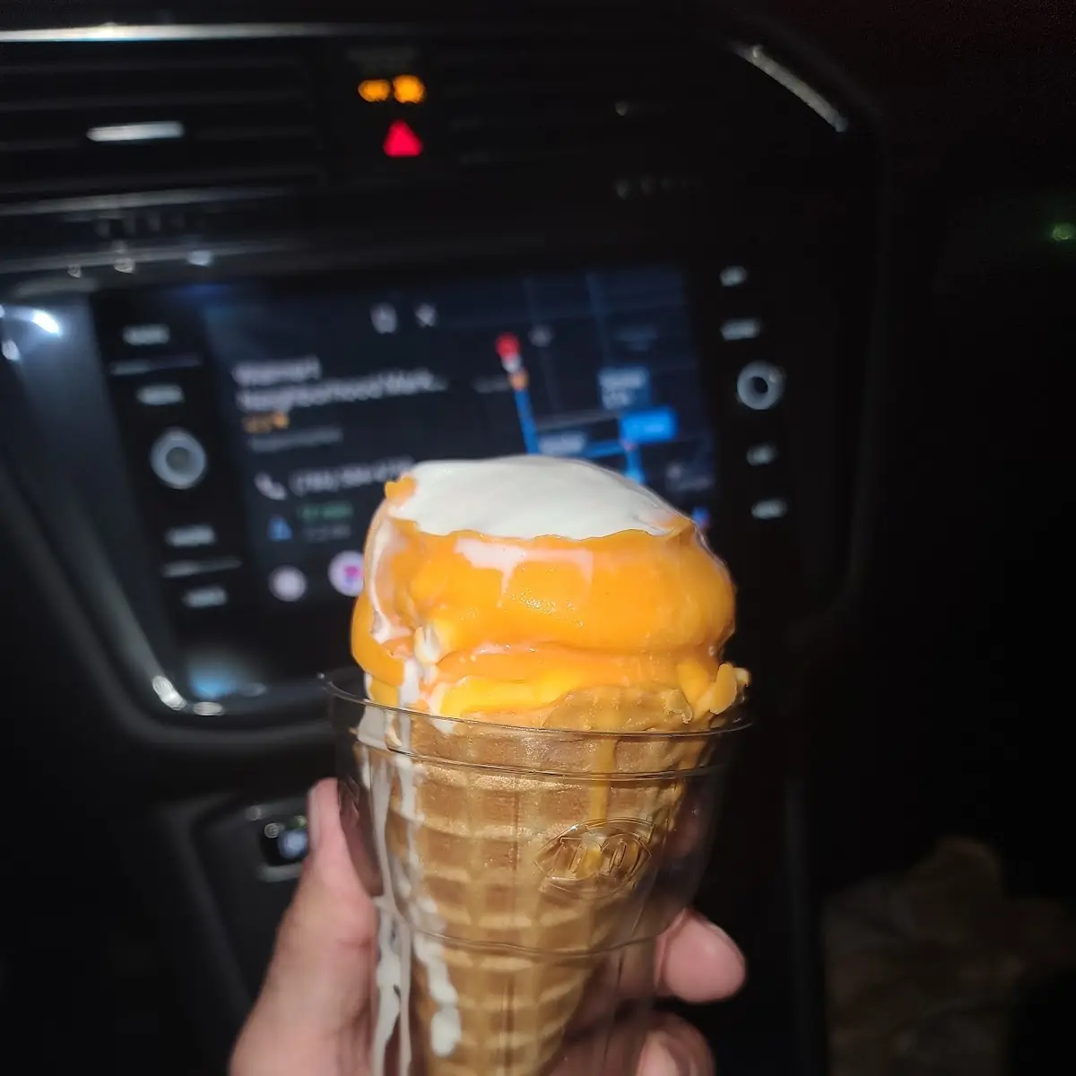 Butterscotch Vanilla Cone