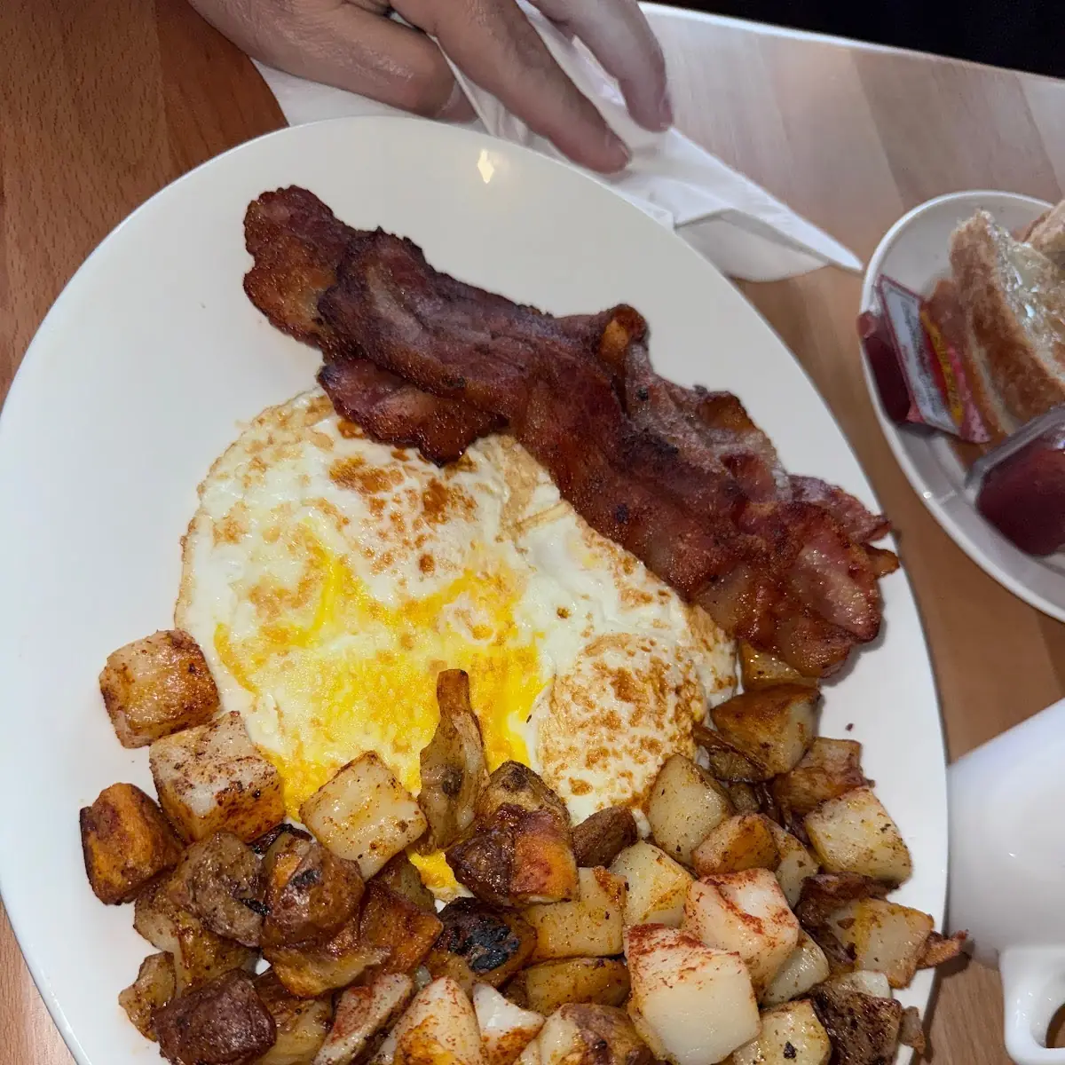 Three Egg with Bacon