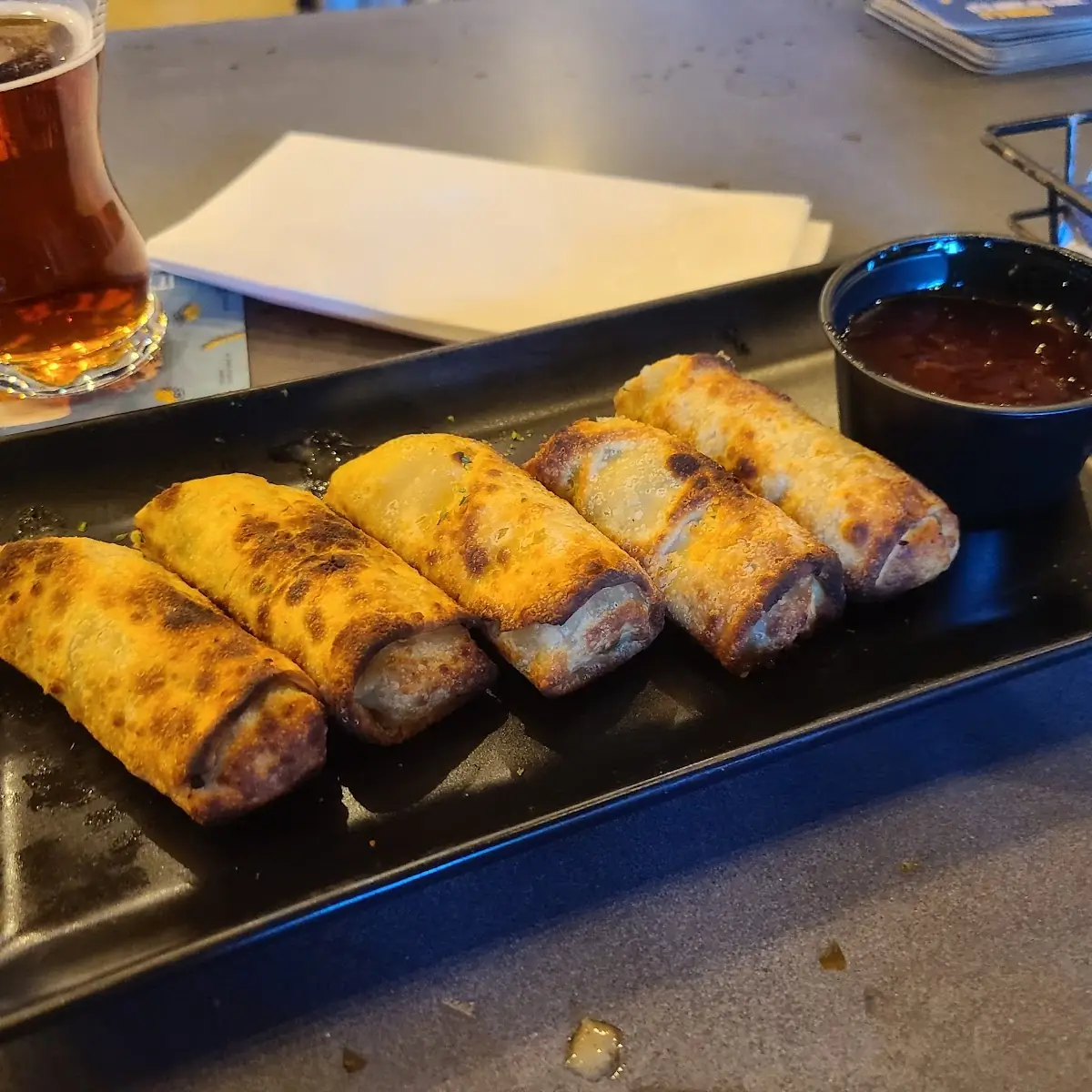 Steak and Cheese Egg Roll