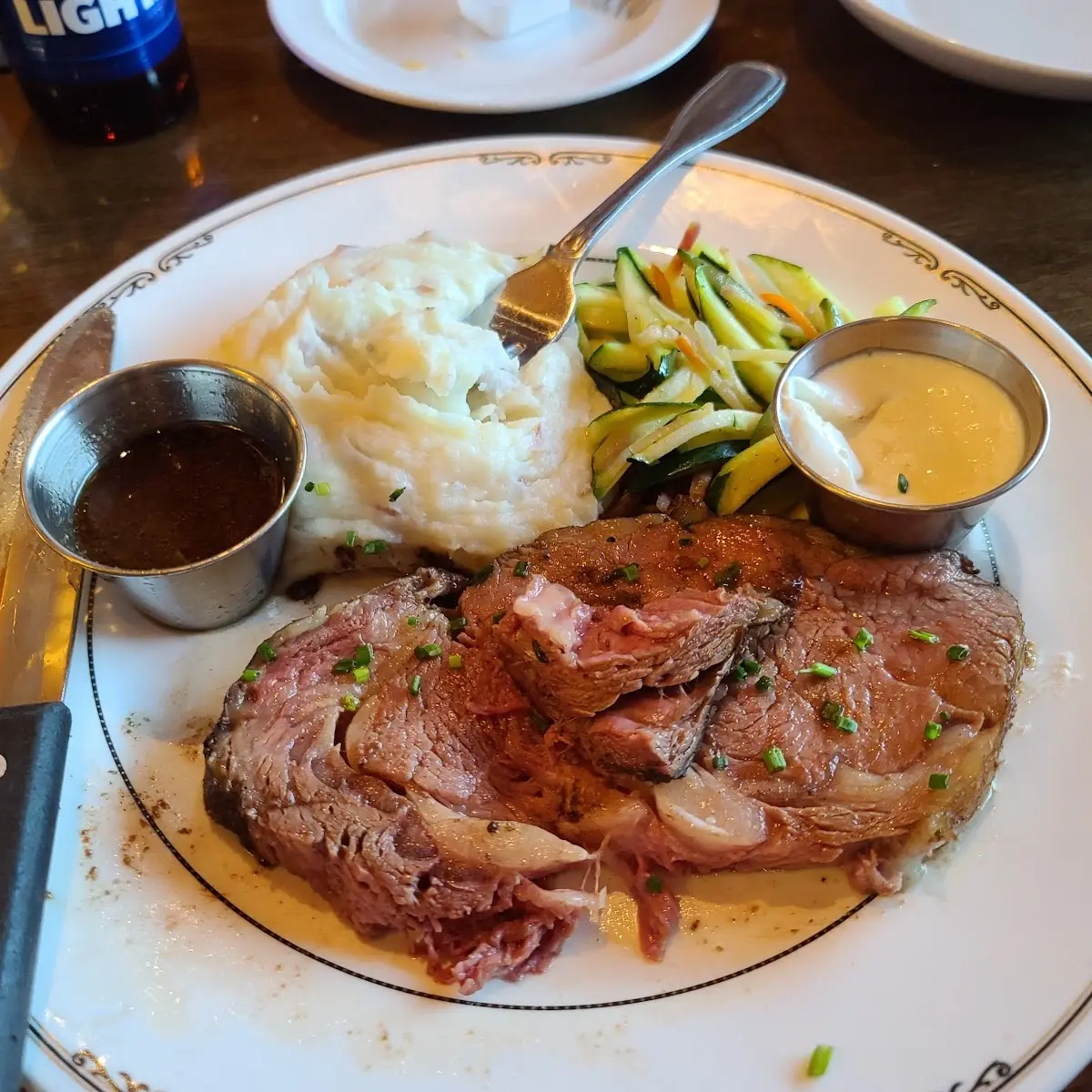 Open Face Prime Rib
