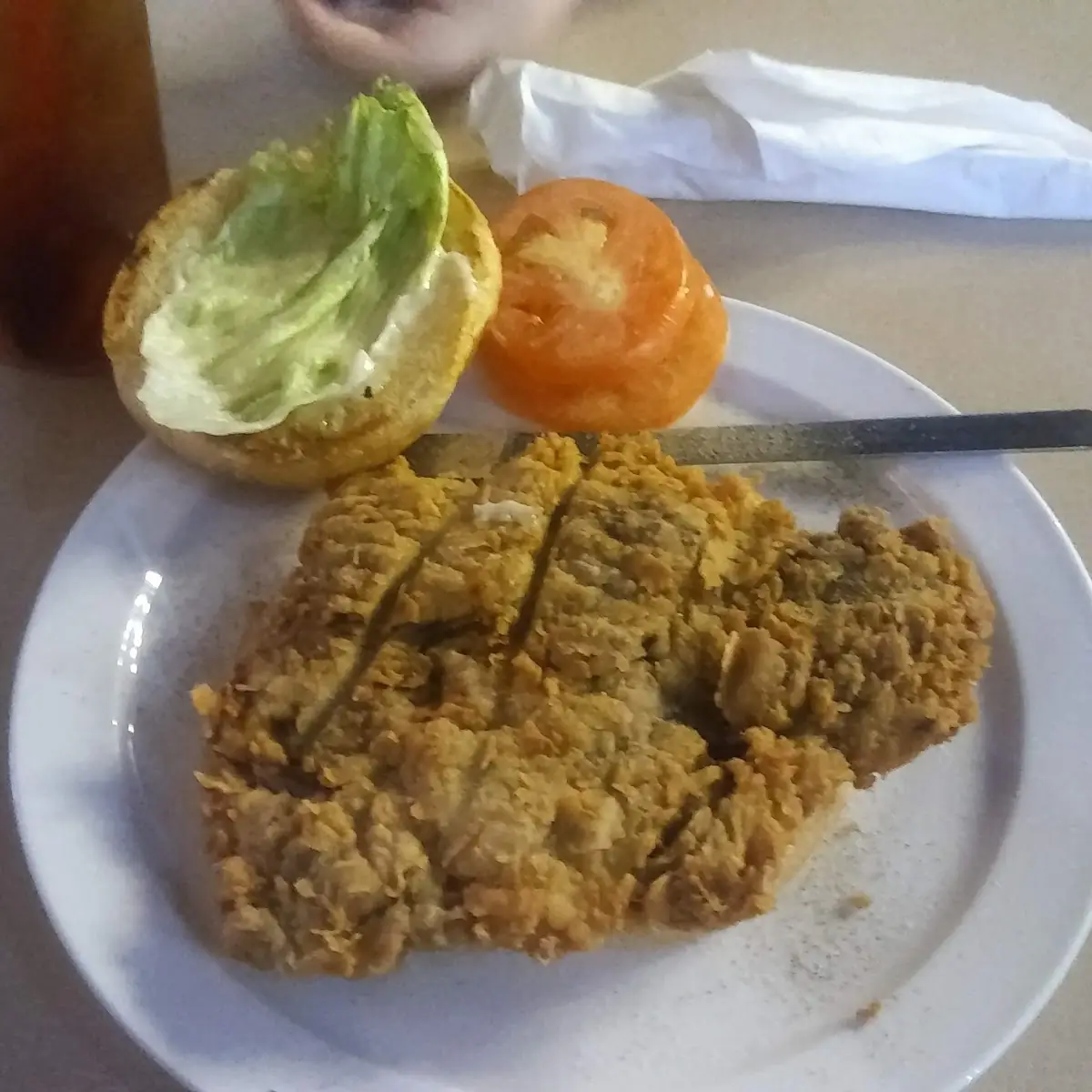 Chicken Fried Steak Sandwich