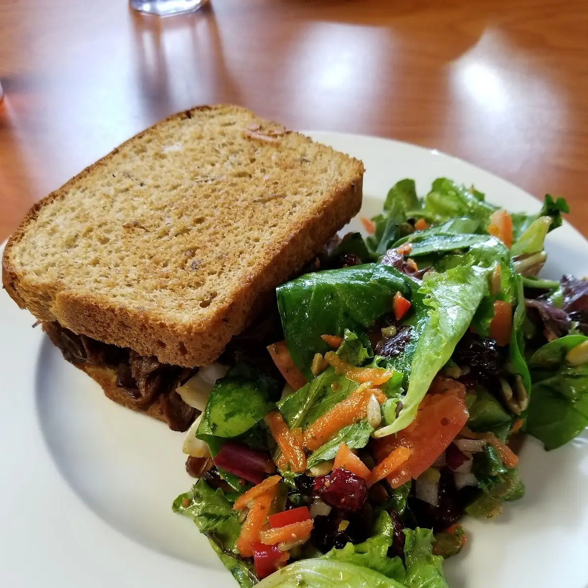 Bison and Mushroom Burger