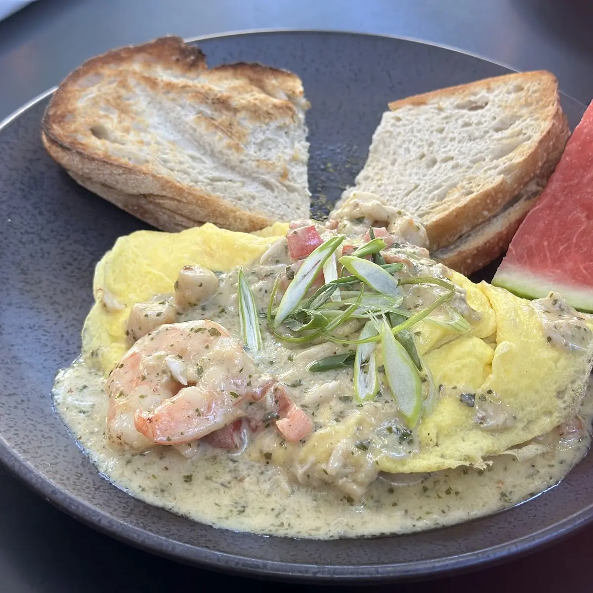Seafood Omelette