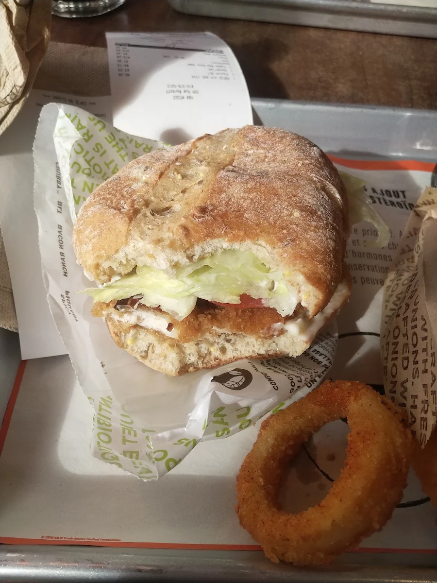 Chicken blt Burger, A&W Canada