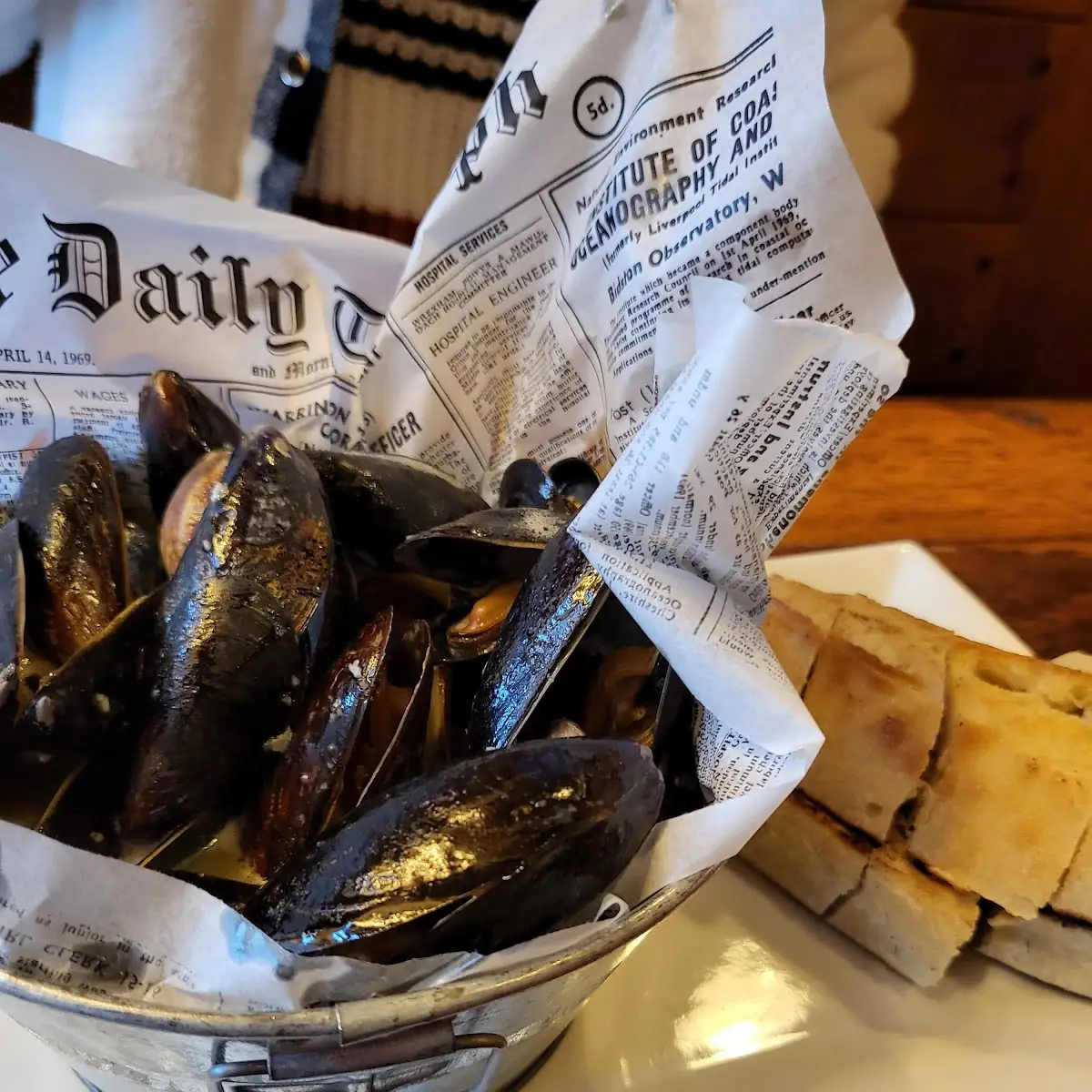 Garlic Butter Mussels