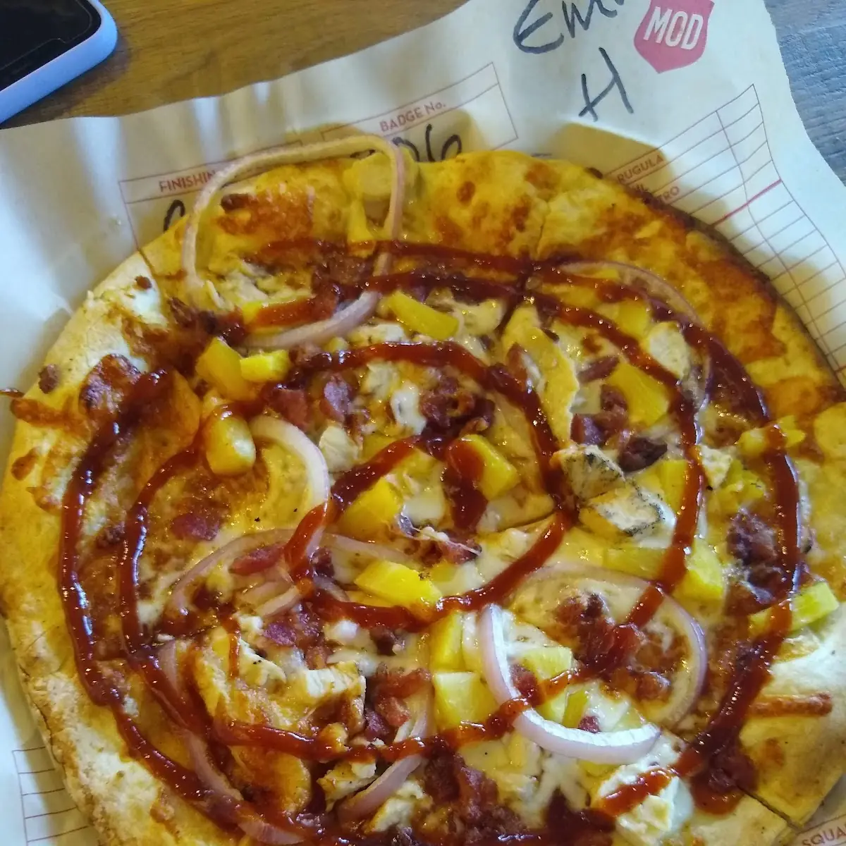 BBQ Chicken Pizza